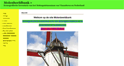 Desktop Screenshot of molenbeeldbank.org